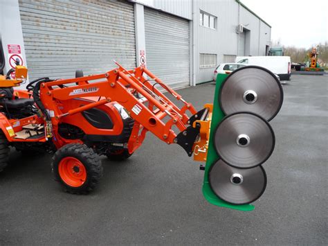 mini digger hedge cutter|small tractor mounted hedge trimmer.